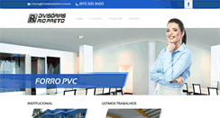Desktop Screenshot of divisoriasriopreto.com.br